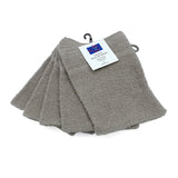 Gants en éponge bouclette 100 % coton douceur, absorbance et confort pour le lavage quotidien, idéaux pour toute la famille.