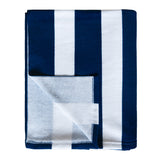 Serviette de plage imprimée microfibre - Rayada Marine - 140x170cm - 220g/m² - Taille XL
