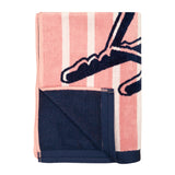 Serviette de plage éponge velours Jacquard - Relax - 90x170cm - 400g/m² - Taille L