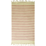 fouta doublée éponge fidji cannelle 90x160 cm, 100 % coton 340 g/m², épaisse et absorbante, idéale pour la plage, piscine ou salle de bain et en paréo.