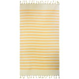fouta doublée éponge 90x160 340g/m² fidji tournesol 100% coton, douce, absorbante et élégante, idéale pour la plage, la piscine ou la maison.