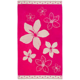 serviette plage velours jacquard wasaga 100 % coton 100x175 cm, 470 g/m², douce, épaisse et ultra absorbante, parfaite plage, piscine ou sport