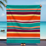 serviette de plage microfibre antiparos 140x170 cm, 220 g/m², 100 % Polyester, légère et peu encombrante, idéale pour les sorties à la piscine ou à la plage pour un adulte ou en famille