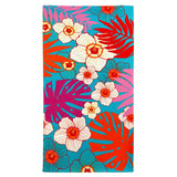 serviette de plage microfibre belleza 90x170 cm, 250 g/m², 100 % polyester, légère et peu encombrante, idéale pour les sorties à la piscine ou à la plage pour un adulte ou en famille
