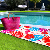 serviette de plage microfibre lindy 70x140 cm, 250 g/m², 100 % polyester, légère et peu encombrante, idéale pour les sorties à la piscine ou à la plage pour un adulte ou en famille