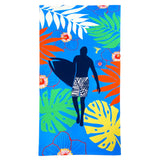serviette de plage microfibre paulo 90x170 cm, 250 g/m², 100 % polyester, légère et peu encombrante, idéale pour les sorties à la piscine ou à la plage pour un adulte ou en famille