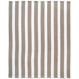serviette de plage microfibre rayada taupe 140x170 cm 220g/m² motifs rayures douce et absorbante, idéale pour la piscine ou la plage,
