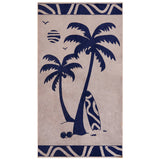 serviette plage velours jacquard likoma 100 % coton 90x170 cm, 400 g/m², douce, absorbante et confortable, pour plage et piscine