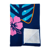 zoom serviette de plage microfibre gallina 90x170 cm, 250 g/m², 100 % polyester, légère et peu encombrante, idéale pour les sorties à la piscine ou à la plage pour un adulte ou en famille