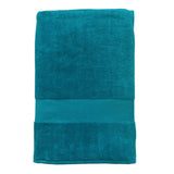 serviette de bain éponge velours unie classy lake 90x180 cm, 100 % coton, 500 g/m², légère et absorbante, idéale salle de bain, piscine et plage