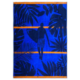 serviette de plage éponge Velours jacquard sunday taille XL 140x180 cm 100% coton jacquard 400g/m² douce et absorbante, idéale plage, piscine