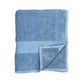 zoom serviette de bain éponge velours unie classy quarry 90x180 cm, 100 % coton, 500 g/m², légère et absorbante, idéale salle de bain, piscine et plage