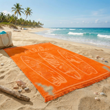 Serviette de plage éponge velours ciselée - Spotts - 140x180cm - 340g/m² - Taille XL