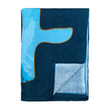 Serviette de plage microfibre 100% polyester Armonia légère et absorbante, séchage rapide, transformable en paréo, idéale plage.