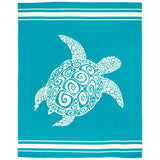 Serviette de plage imprimée microfibre - Tolsta - 140x170cm - 220g/m² - Taille XL