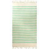 fouta doublée éponge fidji fougere 90x160 cm, 100 % coton 340 g/m², épaisse et absorbante, idéale pour la plage, piscine ou salle de bain et en paréo