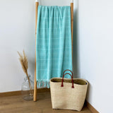 fouta doublée éponge hammam aqua 90x160 cm, ou XL 140x180cm100 % coton 330 g/m², épaisse et absorbante, idéale pour la plage, piscine ou salle de bain et en paréo