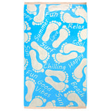 serviette plage velours jacquard toledo 100 % coton 100x175 cm, 470 g/m², douce, absorbante et confortable, idéale pour plage, piscine

