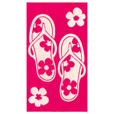 serviette plage velours jacquard tunga 100 % coton 90x170 cm, 400 g/m², douce, absorbante et confortable, pour plage et piscine 