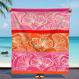 serviette de plage microfibre jinoka 140x170 cm, 220 g/m², 100 % Polyester, légère et peu encombrante, idéale pour les sorties à la piscine ou à la plage pour un adulte ou en famille