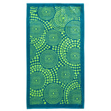 Pack serviette de plage et sac coordonné WAX 50 % coton 50 % polyester, légère, absorbante et à séchage rapide, idéale pour plage ou piscine.