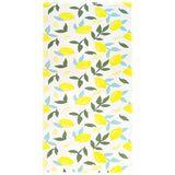 serviette de plage microfibre multicolore limao 90x170 cm 220g/m² motifs citrons douce et absorbante, idéale pour la piscine ou la plage