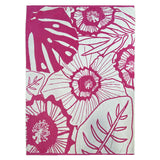 Serviette en éponge velours Jacquard XL Roza 140x180 cm, 400 g/m² douce et absorbante, qui allie confort et élégance Parfaite pour la plage ou la piscine.