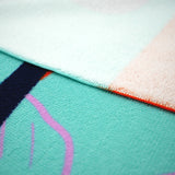 zoom serviette de plage microfibre solari 140x170 cm, 220 g/m², 100 % Polyester, légère et peu encombrante, idéale pour les sorties à la piscine ou à la plage pour un adulte ou en famille