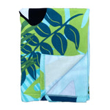 zoom serviette de plage microfibre panda 70x140 cm, 250 g/m², 100 % polyester, légère et peu encombrante, idéale pour les sorties à la piscine ou à la plage pour un adulte ou en famille