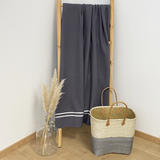 Fouta coton doublée éponge Waffle 90x170cm 355gm² - Le comptoir de la plage