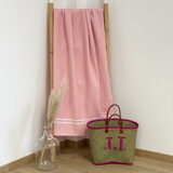 Fouta coton doublée éponge Waffle 90x170cm 355gm² - Le comptoir de la plage