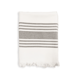 fouta doublée éponge karabuk gris 140x180 cm, XL 100 % coton 380 g/m², épaisse et absorbante, idéale pour la plage, piscine ou salle de bain et en paréo