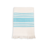 fouta doublée éponge karabuk turquoise 140x180 cm, XL 100 % coton 380 g/m², épaisse et absorbante, idéale pour la plage, piscine ou salle de bain et en paréo