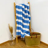fouta plate traditionnelle transat transat royal 100x200 cm, coton 190 g/m², absorbante, légère et peu encombrante pour la plage ou la maison. Se transforme en paréo