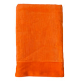 serviette de bain éponge velours unie shady nectarine 90x160 cm, 100 % coton, 370 g/m², légère et absorbante, idéale salle de bain, piscine et plage