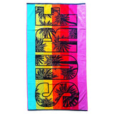 serviette de plage éponge Velours Jacquard kymata taille 100x175 cm, 470 g/m², 100 % coton, ultra absorbante et confortable. idéale pour la plage ou piscine.