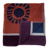 serviette de plage éponge velours jacquard tribalno XL 140x180 cm en coton 400 g/m² douce et absorbante, idéale plage et piscine