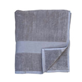 zoom serviette de bain éponge velours unie classy taupe 90x180 cm, 100 % coton, 500 g/m², légère et absorbante, idéale salle de bain, piscine et plage