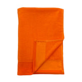 zoom serviette de bain éponge velours unie shady nectarine 90x160 cm, 100 % coton, 370 g/m², légère et absorbante, idéale salle de bain, piscine et plage